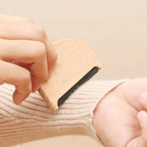 Cashmere Comb Sweater Shaver Wool Comb Wooden Pilling Fuzz Fabric Lint Remover